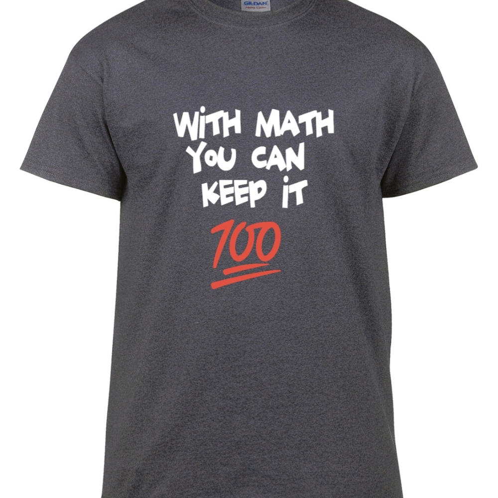 Gildan Gray Short Sleeve Math Tee